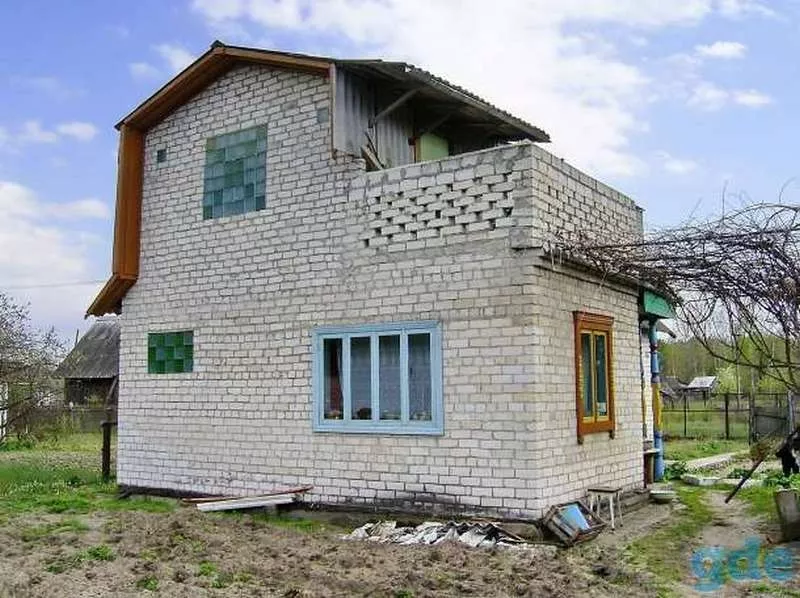 Продается кирпичная 2-х этажная дача в Калинковичском районе д.Клинск,  СТ 